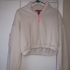 Cream/pink sweater